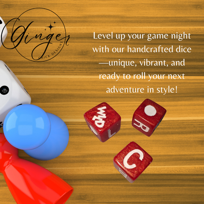 Orange Red LCRWild Dice