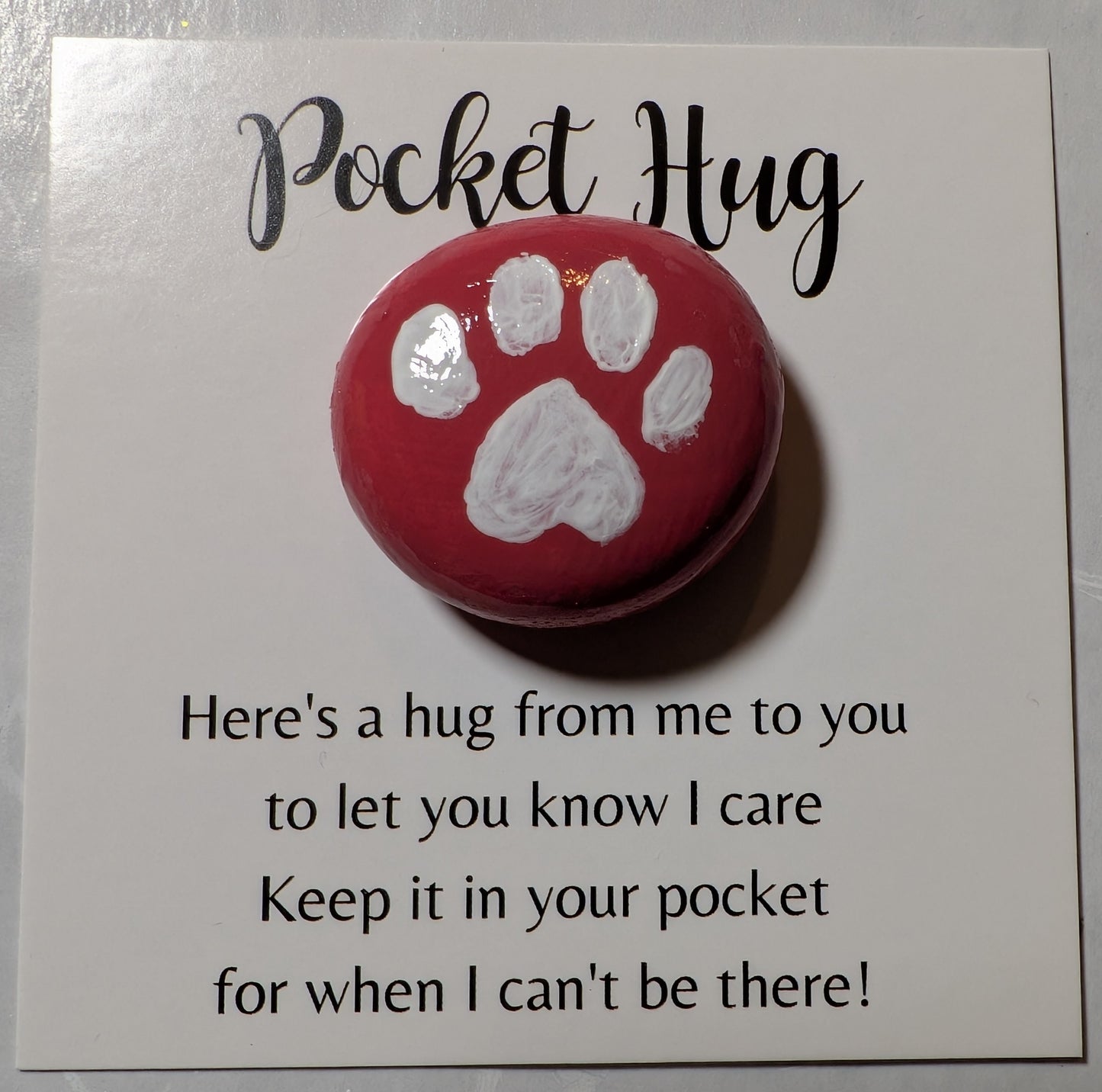 Paw Print Pocket Hug