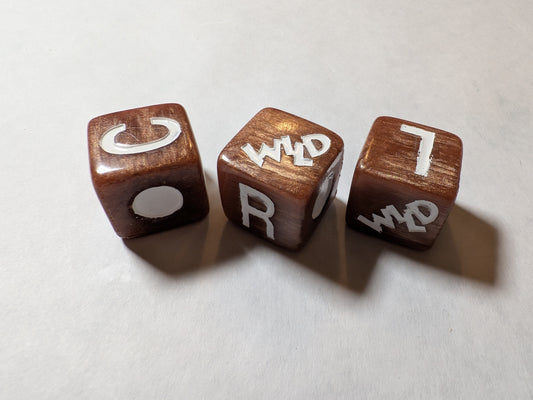 Copper LCRWild Dice Set