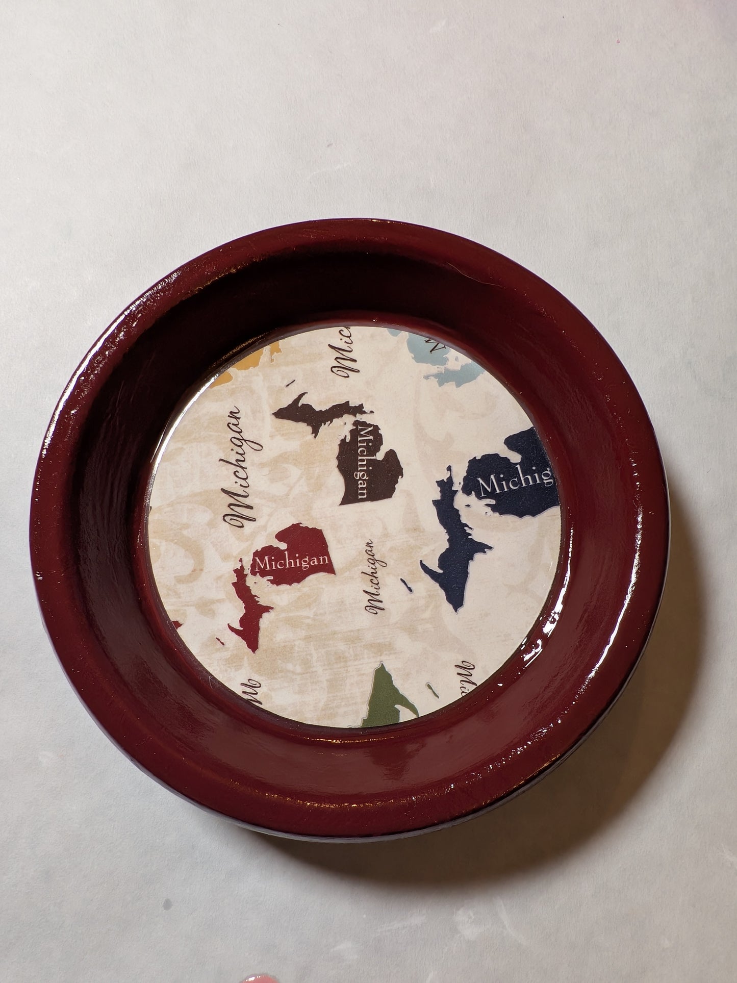 State of Michigan Trinket Dish