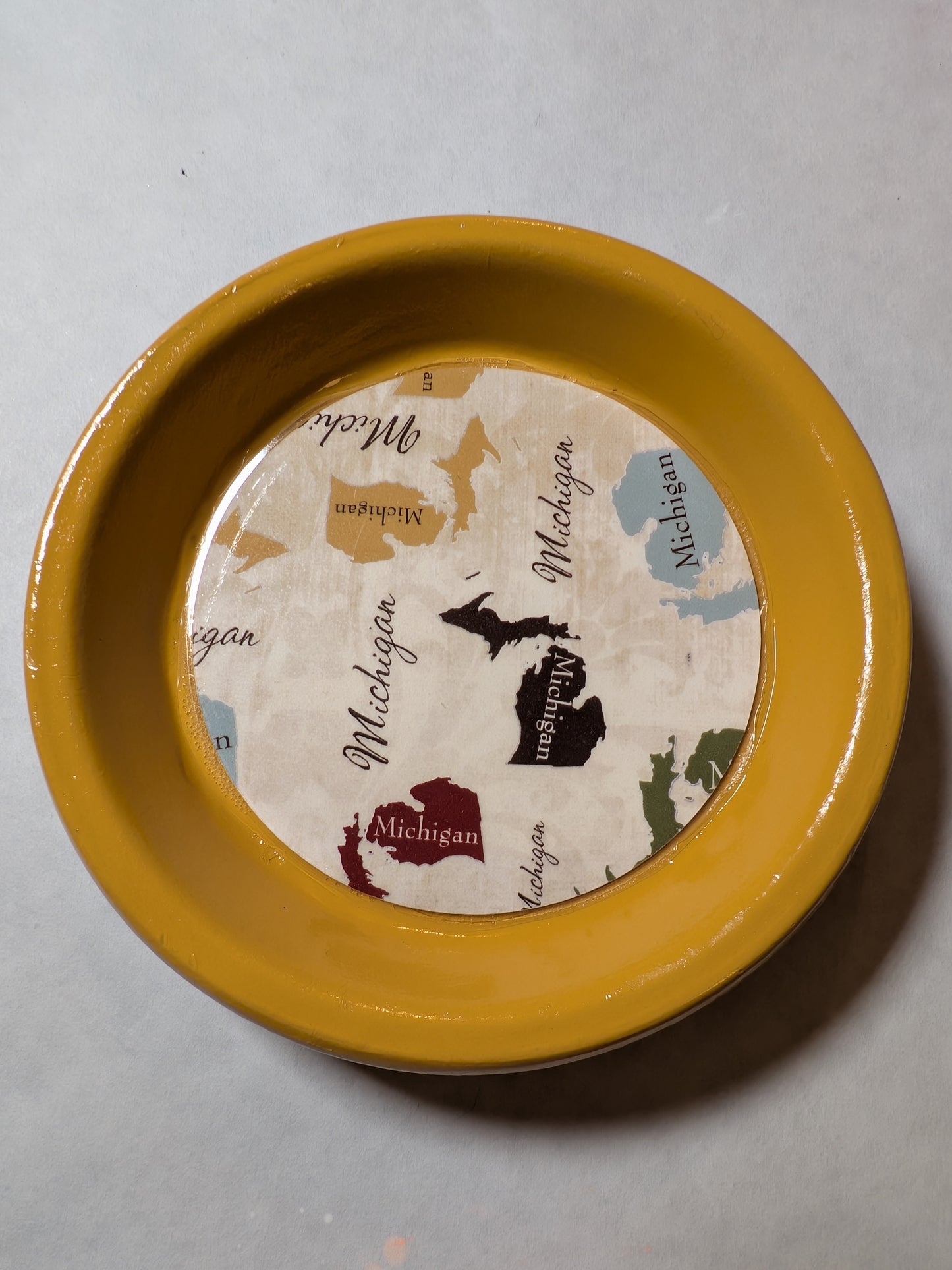 State of Michigan Trinket Dish