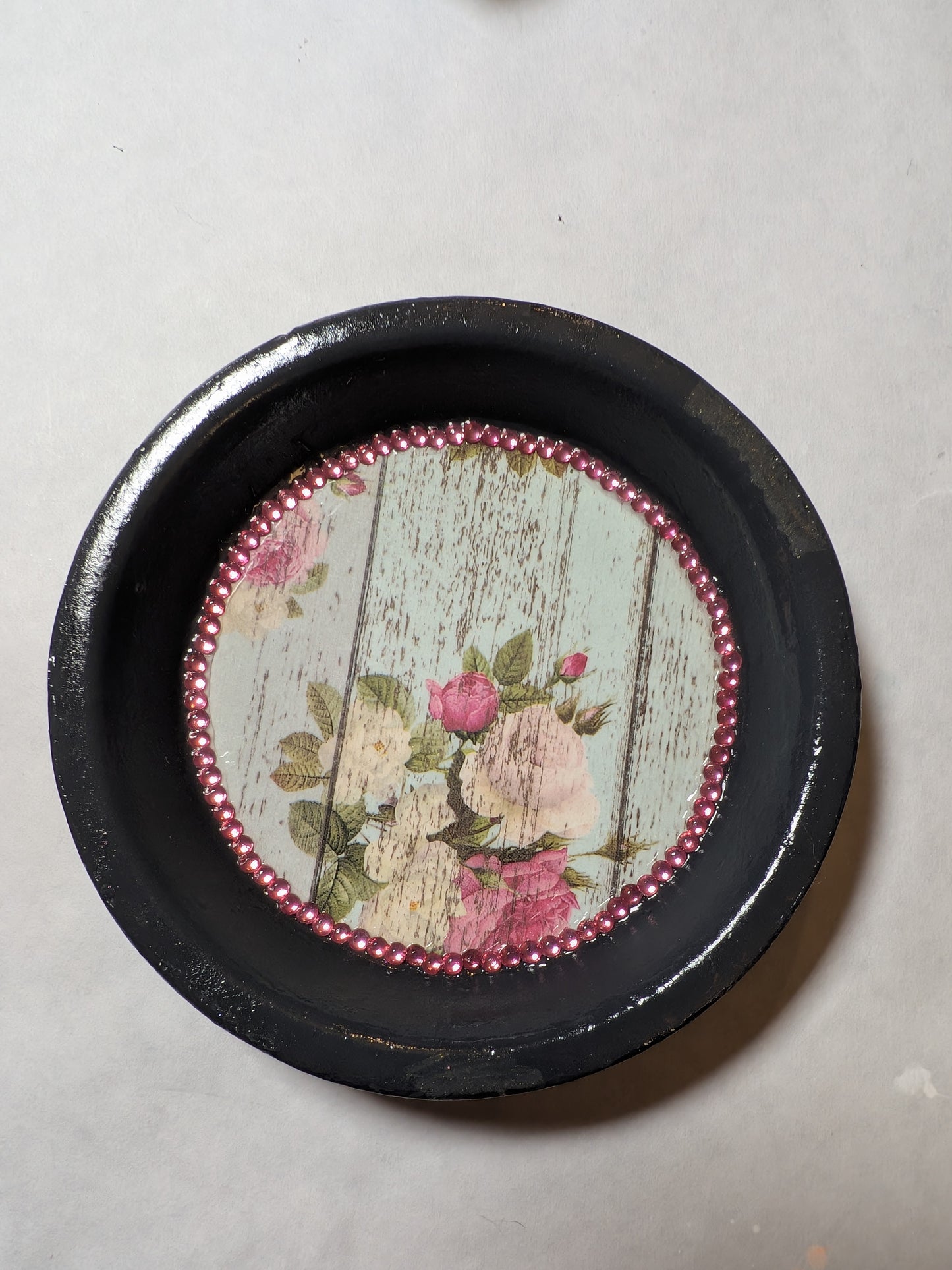 Rustic Rose Trinket Dish