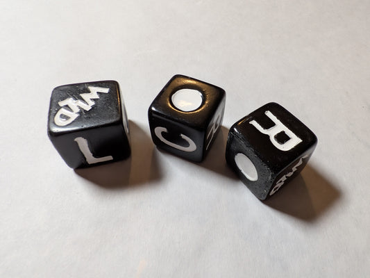 Black LCRWild Dice