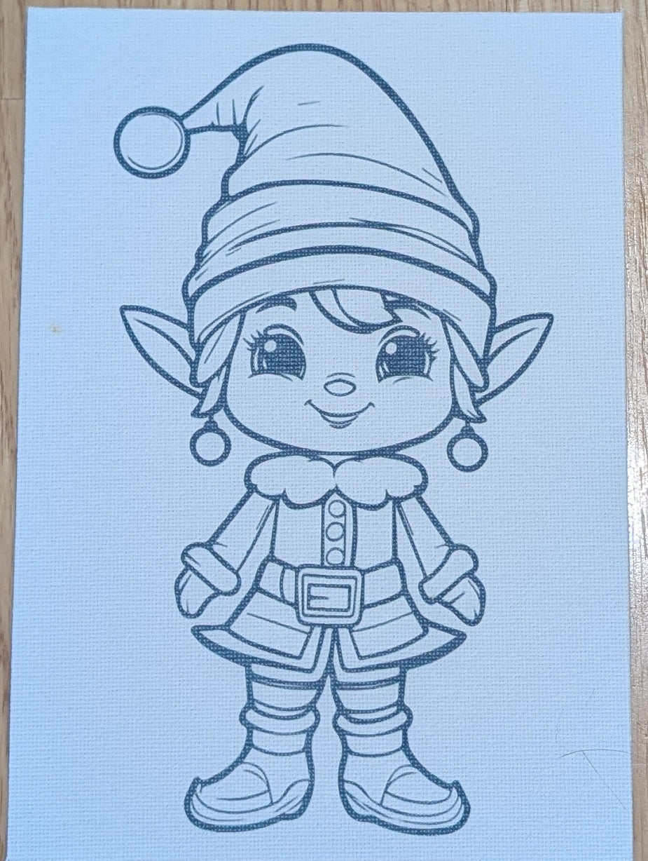 Kids Watercolor Art Kit – Girl Elf