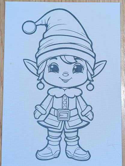 Kids Watercolor Art Kit – Girl Elf