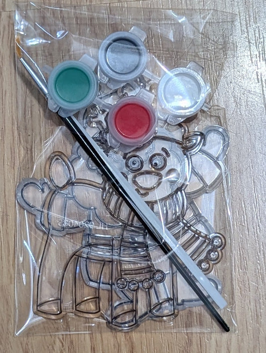 Christmas Suncatcher Paint Kit – Santa and Raindeer