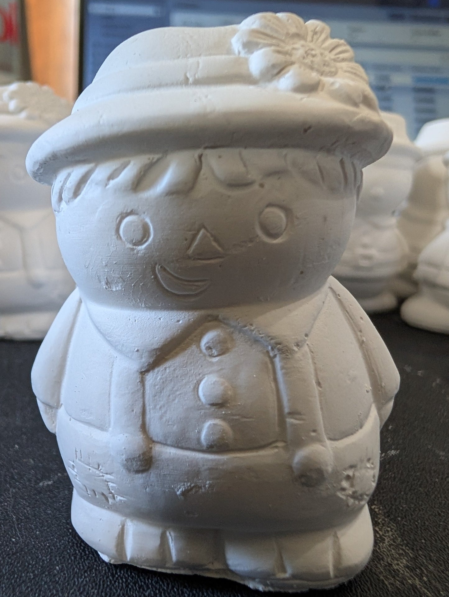 Mini Ceramic Figurine Paint Kit – Girl Pilgram