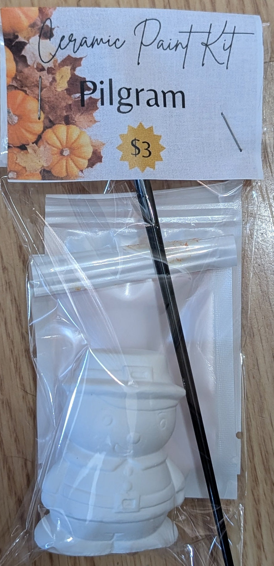 Mini Ceramic Figurine Paint Kit – Boy Pilgram