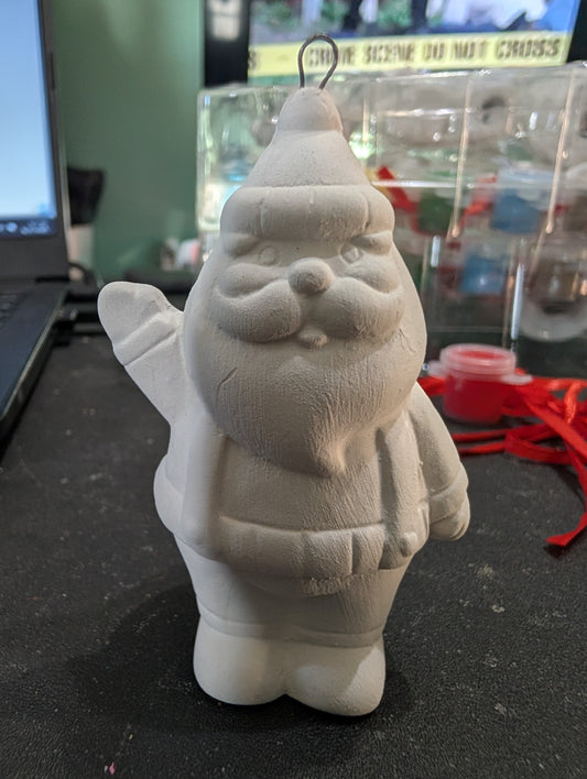 Plaster Ornament Paint Kit – 3D Santa
