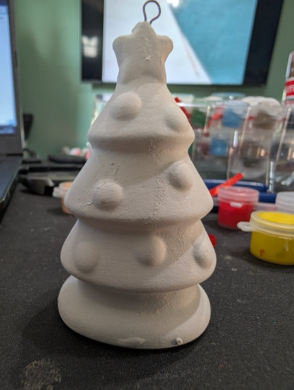 Plaster Ornament Paint Kit – 3D Christmas Tree