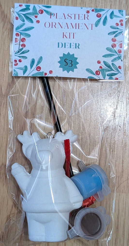 Plaster Ornament Paint Kit – 3D Deer
