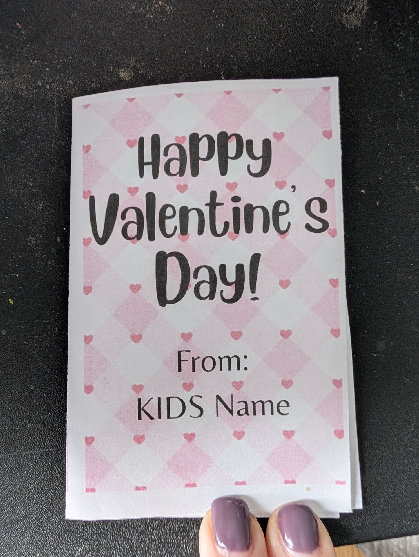 Personalized Kids Valentine’s Day Mini Coloring Book