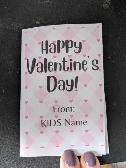 Personalized Kids Valentine’s Day Mini Coloring Book