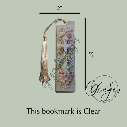 Pastel Cross Acrylic Bookmarks