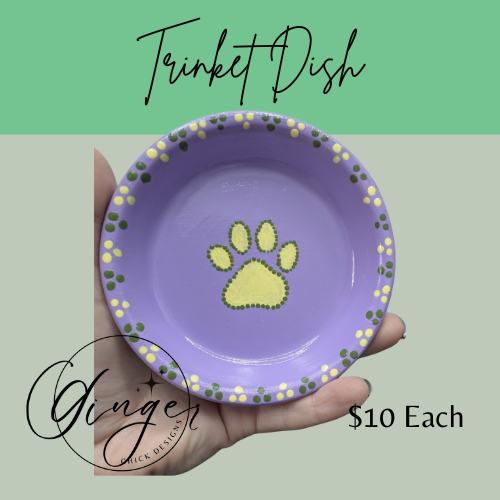 Paw Print Trinket Dish