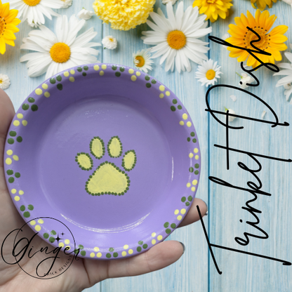 Paw Print Trinket Dish