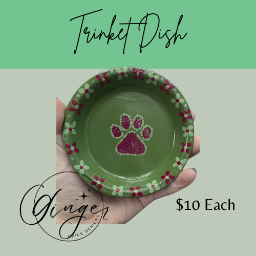 Paw Print Trinket Dish