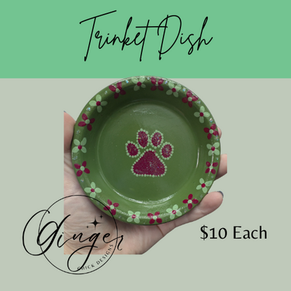 Paw Print Trinket Dish