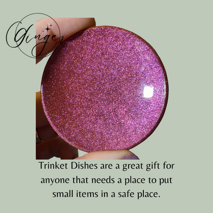 Color Shift Pink Mini Trinket Dish