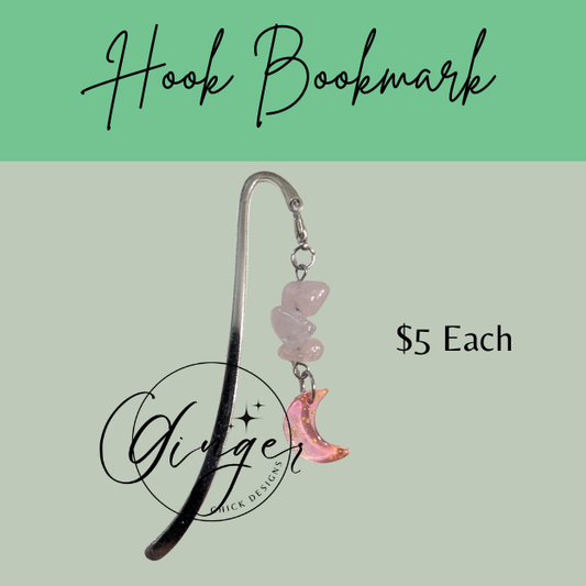 Pink Moon Hook Bookmark