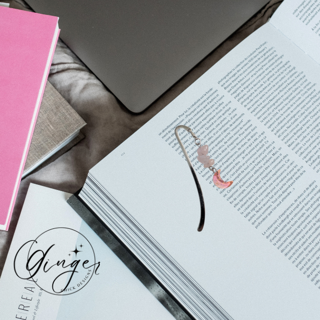 Pink Moon Hook Bookmark