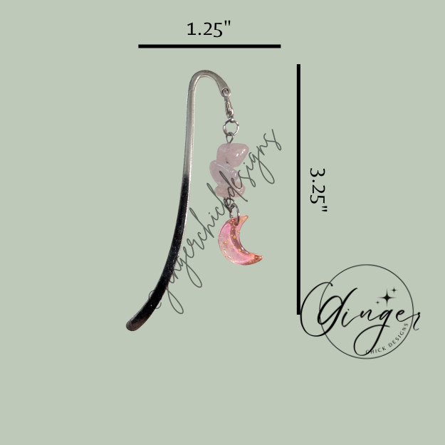 Pink Moon Hook Bookmark
