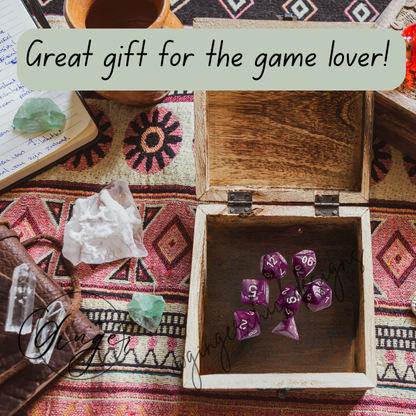 Pink Pearl Dice Set