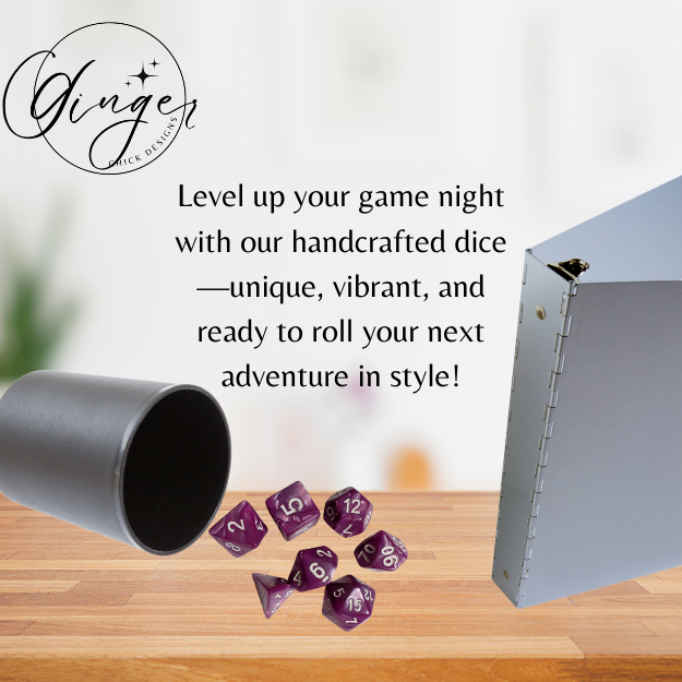 Pink Pearl Dice Set