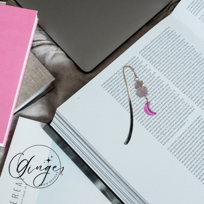 Purple Moon Hook Bookmark