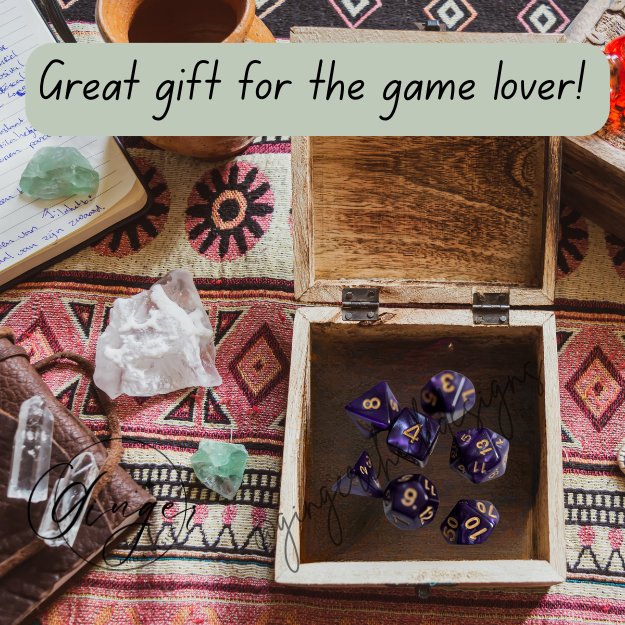 Purple Pearl Dice Set