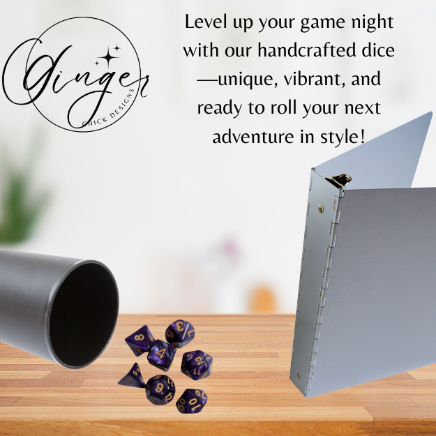 Purple Pearl Dice Set