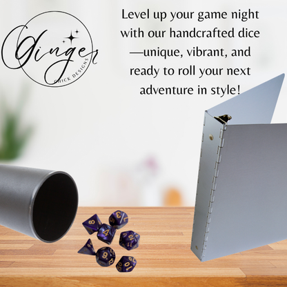 Purple Pearl Dice Set