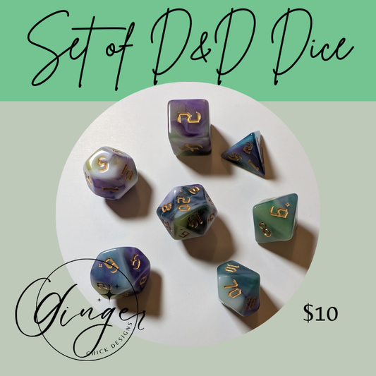 Mystic Twilight Dice Set