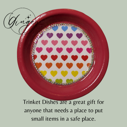 Rainbow Hearts Trinket Dish