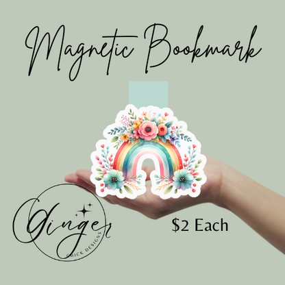 Rainbow Magnetic Bookmark