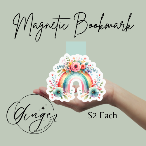 Rainbow Magnetic Bookmark