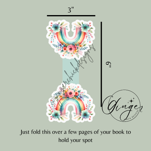 Rainbow Magnetic Bookmark