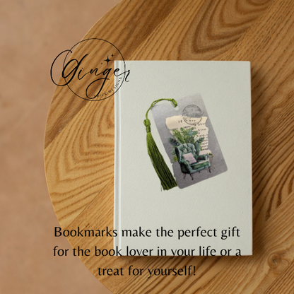 Reading Chair Dictionary Acrylic Bookmark