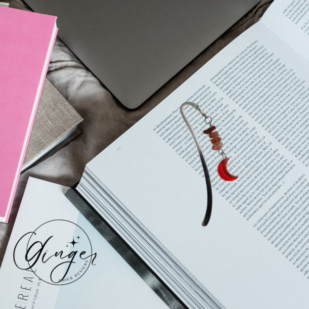 Red Moon Hook Bookmark