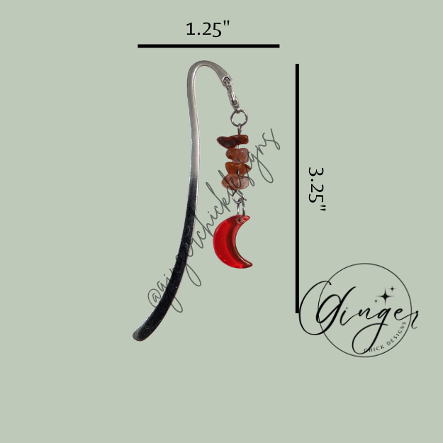 Red Moon Hook Bookmark