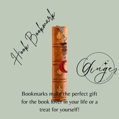 Red Moon Hook Bookmark