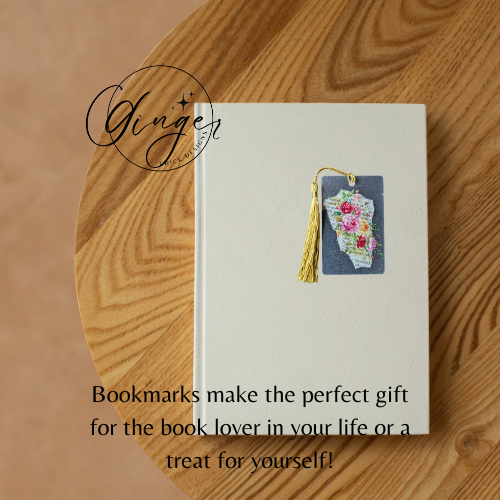 Rose Bouquet Dictionary Acrylic Bookmark