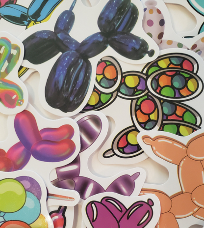 Balloon Dog Stickers – Mystery Pack of 6 for $2 🎈🐶