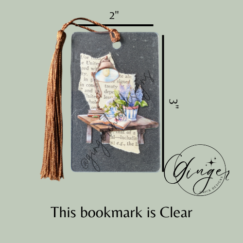 Side Table Lamp Dictionary Acrylic Bookmark
