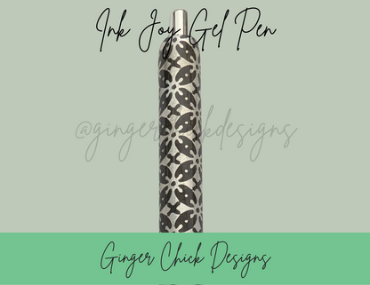 Silver Flowers Joy Gel Pen