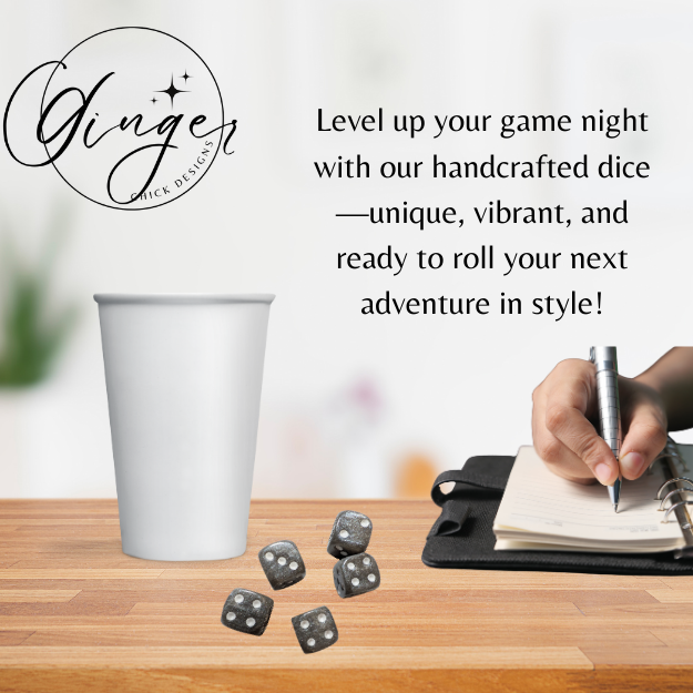 Silver Small Dice Set