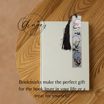 Skulls Acrylic Bookmarks