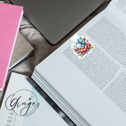 Sleeping Butterfly Magnetic Bookmark