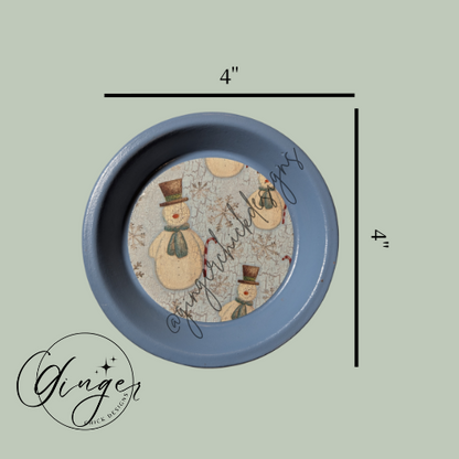 Snowman Trinket Dish