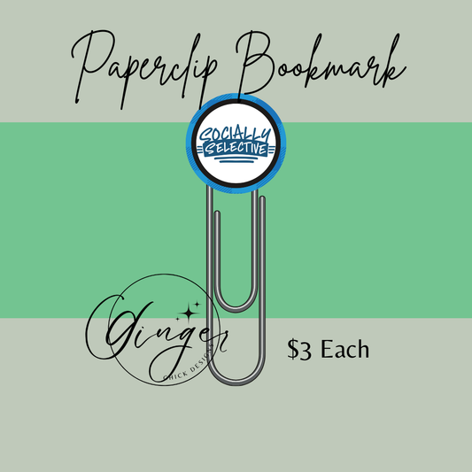 Socially Selective 3-Inch Paperclip Bookmark